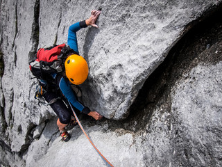 Rock climbing