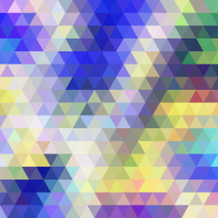 Multicolor Abstract Background Consisting of Triangles