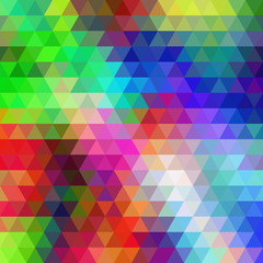 Multicolor Abstract Background Consisting of Triangles