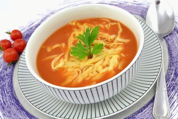 tomato soup with pasta
