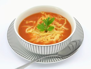 tomato soup with pasta