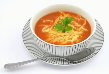 tomato soup with pasta