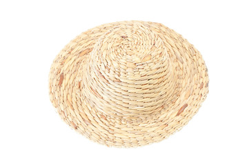 Fototapeta na wymiar straw hat isolated on a white background