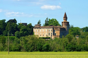 Naklejka premium Rivalta Burg - Rivalta castle 01