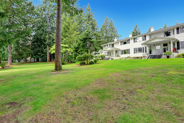 Large amecian house in classic style