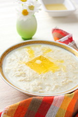 Oat milk porridge