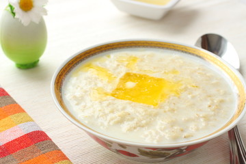 Oat milk porridge