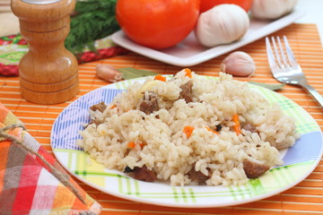 Meat pilaf