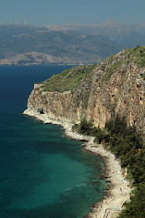 Fototapeta na wymiar Seaside near Nafplio, Greece