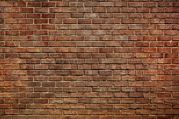 Naklejka premium the old red brick wall