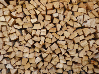 wood pieces - rhomb shape