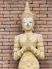thai culture molded figure