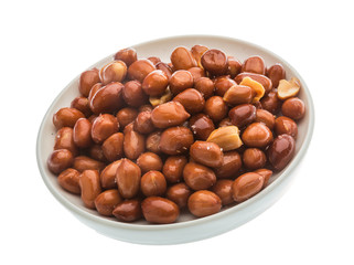 Fried peanuts heap