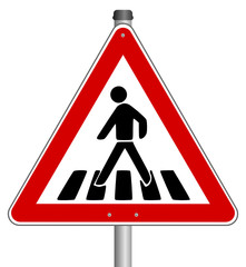 Fussgänger Achtung  #140814-svg01