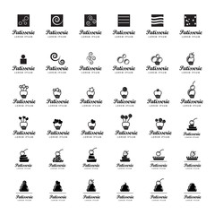 Sweets Icons Set - Isolated On White Background