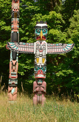 A Thunderbird Totem Pole