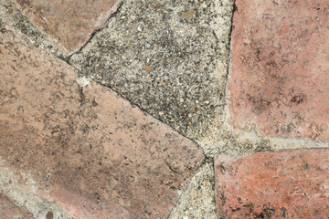 Textures of old brick.