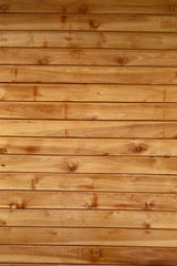 Fototapeta premium Brown wood plank wall texture.