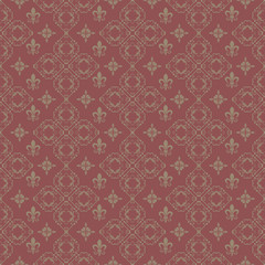 Seamless damask decorative wallpaper