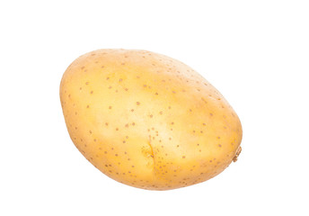 Isolated potato on white