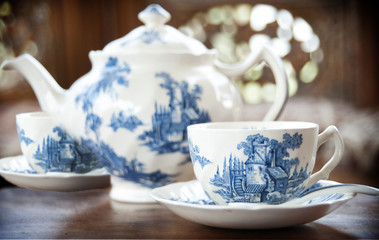 porcelain teapot