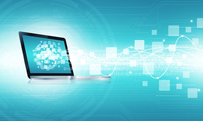 Technology communication internet connection background