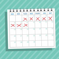 Calendar Infographic ,appointment concept