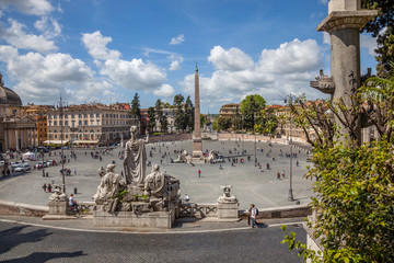 Rome : place du Peuple