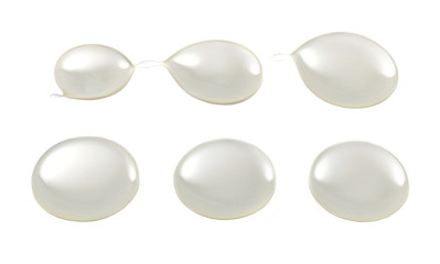 white sugar syrup drops