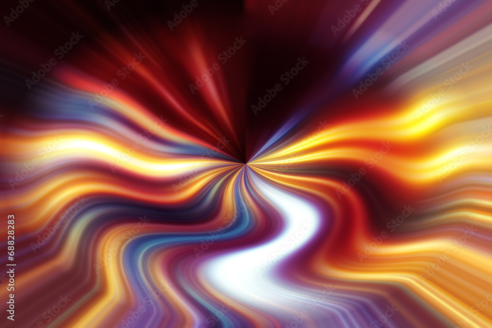 Wall mural fuzzy gradient line rainbow background futuristic