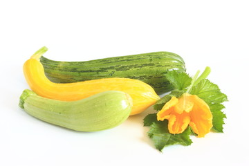 verschiedene Zucchini