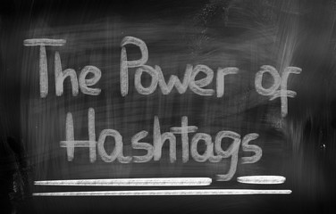 The Power Of Hashtags Concept