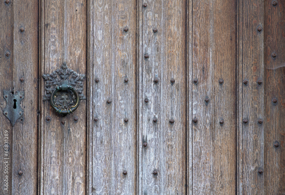 Canvas Prints old wooden door background