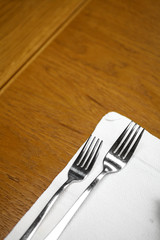 Dinner in a restaurant