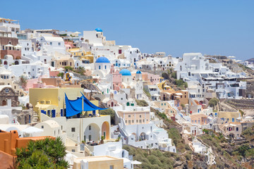 Oia village on island of Santorini