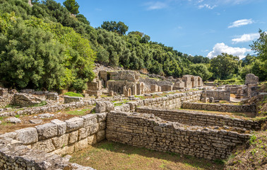 Fototapeta na wymiar Complex the sanctuary of Asclepius