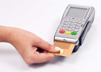 Paying with golden credit/debit card