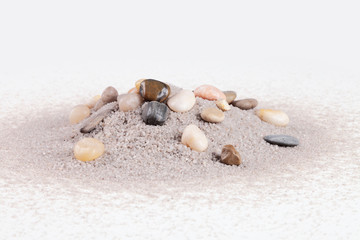 Fototapeta na wymiar stones and sand