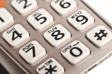 Telephone keypad