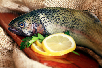 fresh trout rustic style restaurant