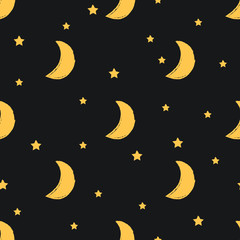 Obraz na płótnie Canvas Moon pattern