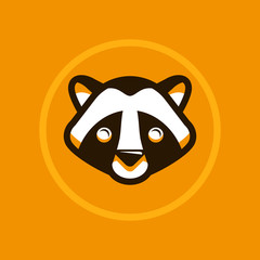 Vector abstract logo symbol in trendy flat style