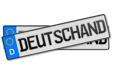 Auto Kennzeichen Deutschland