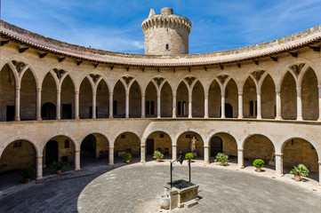 Bellver Castle inner court