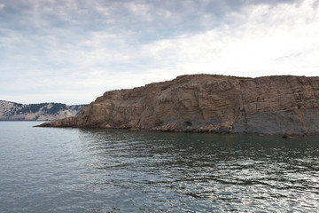 blick auf die Adria in Kroatien und Inseln in S&uuml;deuropa