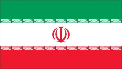 Illustration of the flag of Iran