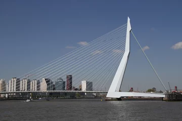 Fotobehang Erasmusbrug Erasmusbrug in Rotterdam