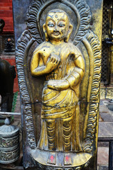 Fototapeta na wymiar Golden Temple or Hiranya Varna Mahavihar in Patan