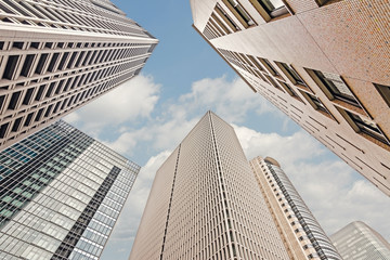 Skyscrapers under sky