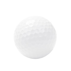 Golf ball on white background.